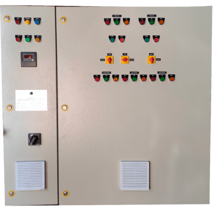 AHU-CONTROL-PANELS2 30KW VFD. WITH 3.7KW EXAUST AND 4.5KW,6KW,12 KW HEATERS