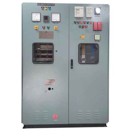 Vacuum Contactor MV Control Panel front